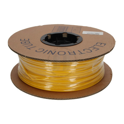 Rurka PVC owalna, BF-40Z, 4 mm, 150 m, żółty