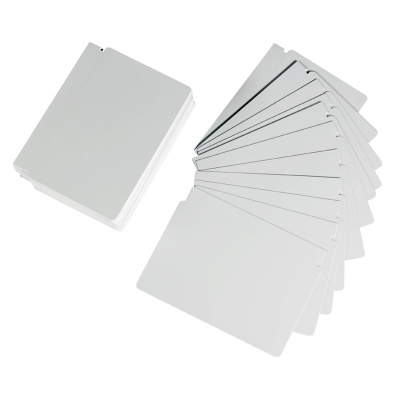 Zebra 104523-215 PVC 0,38 (15mil) karty pro ZXP/ZC , balení 500ks karet na potisk, biała barva