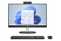 HP Desktop AI 24-cr2007nc BQ8S9EA#BCM Komputer All-in-One, 23,8", FHD, U7-255U, 32GB, 1TB, Intel UHD, W11H, Czarny, 2R
