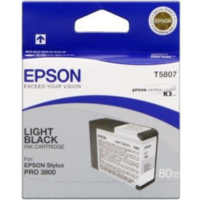 Epson C13T580900 jasno czarna (light light black) tusz oryginalna