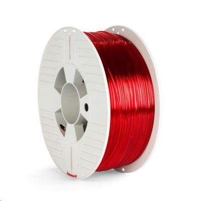 Verbatim 55054 3D filament, PET-G, 1,75mm, 1000g, 327m, Przezroczysty czerwony (Transparent red)