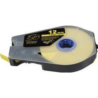Taśma zamiennik Canon / Partex M-1 Std / M-1 Pro, 12mm x 30m, kartridż, żółty