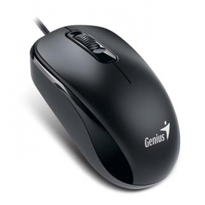 Genius Mysz DX-110 31010116100, 1000DPI, optyczna, 3tl., przewodowy USB, czarny