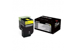 Lexmark 80C0S40 żółty (yellow) toner oryginalny