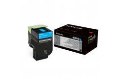 Lexmark 80C0X20 błękitny (cyan) toner oryginalny