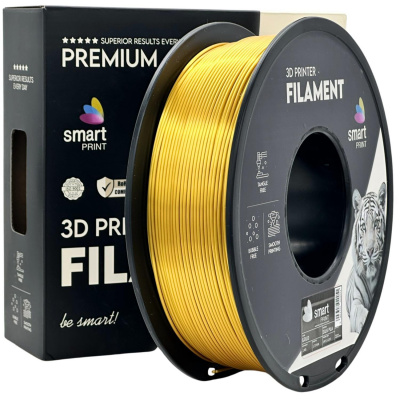 Smart Print FG-S91-E1, 3D filament, PLA Silk, 1,75mm, 1000g, Złoty (Gold)