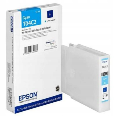 Epson C13T04C24N błękitny (cyan) tusz oryginalna