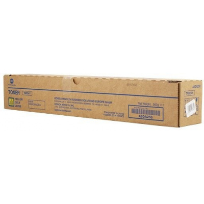 Konica Minolta TN324Y, A8DA250 żółty (yellow) toner oryginalny