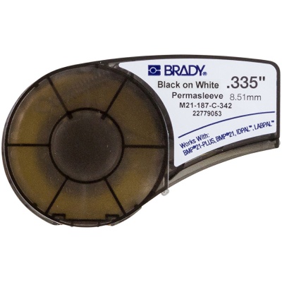 Brady M21-187-C-342 / 110924, PermaSleeve Heat-shrink Polyolefin Sleeve, 8.50 mm x 2.10 m