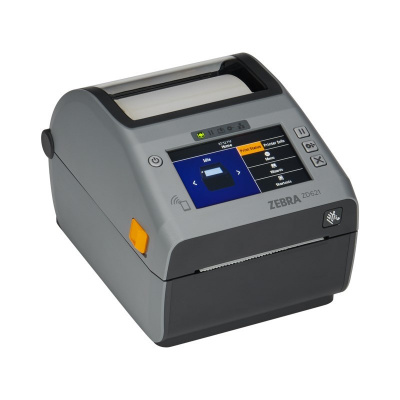 Zebra ZD621d ZD6A142-D0EL02EZ DT, 8 dots/mm (203 dpi), drukarka etykiet, RTC, USB, USB Host, RS232, BT, Ethernet, Wi-Fi, grey (następca GC420t)
