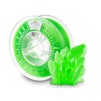 Spectrum 80888 3D filament, PLA Crystal, 1,75mm, 1000g, Zielony (Neon green)