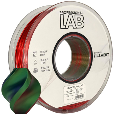 Professional Lab FG-P112-E1, 3D filament, PLA Silk, 1,75mm, 1000g,  Tri Color, Wielokolorowy (Royal blossom)