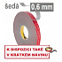 3M VHB™ GPH-060GF Dwustronna taśma klejąca o wysokiej sile klejenia, gr. 0,6 mm 12 mm x 3 m