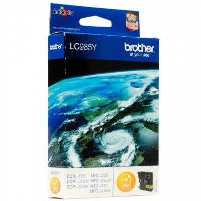 Brother LC-985Y żółty (yellow) tusz oryginalna