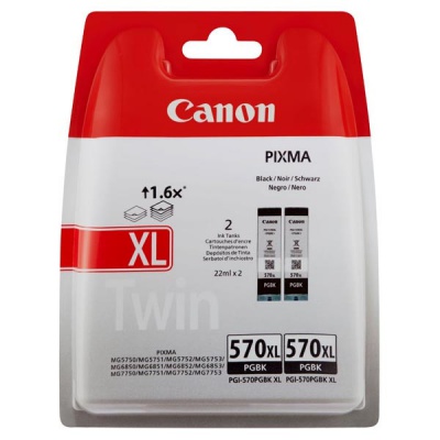 Canon PGI-570XL, 0318C007, czarny (black) tusz oryginalna