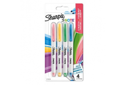 Sharpie 2138234, rozświetlacz S-Note, mix kolorów, 4szt., kreatywny
