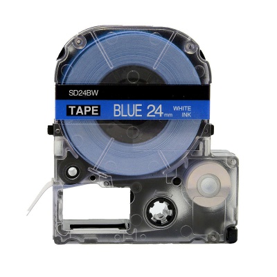 Epson LC-SD24BW, 24mm x 8m, biały druk / niebieski podkład, taśma zamiennik