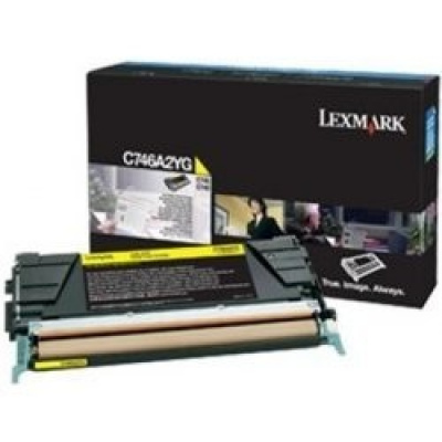 Lexmark C746A2YG żółty (yellow) toner oryginalny