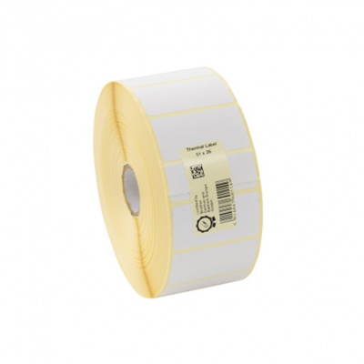 Brother LDE1E026051127P, 51mm x 26mm, oryginalny białe etykiety papierowe, 3000 etykiet