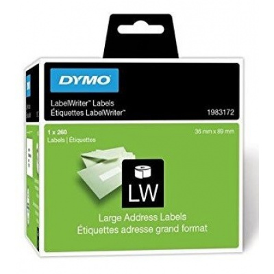 Dymo 1983172, 89mm x 36mm, białe, etykiety papierowe
