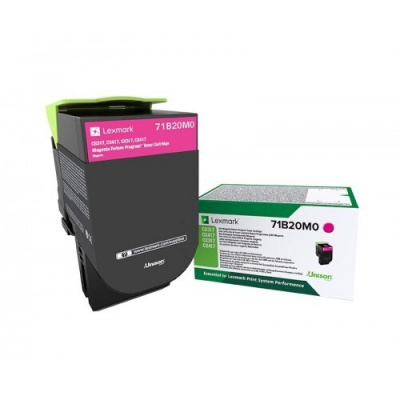 Lexmark 71B20M0 purpurowy (magenta) toner oryginalny