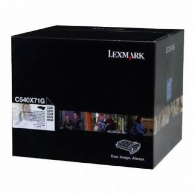 Lexmark bęben oryginalny C540X71G, black, unit + czarny developer, 30000 stron, Lexmark C543, C54
