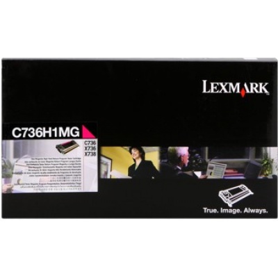 Lexmark C736H1MG purpurowy (magenta) toner oryginalny