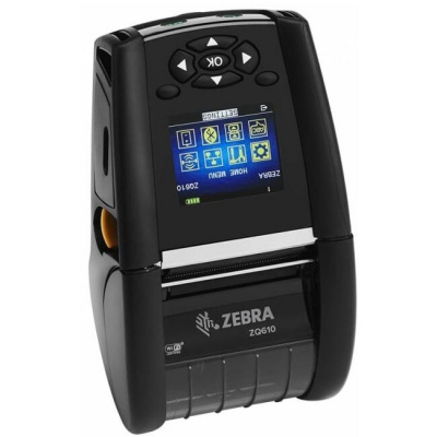 Zebra ZQ620 Plus ZQ62-AUX2E14-00 mobilny drukarka etykiet, 8 dots/mm (203 dpi), linerless, USB, BT, Wi-Fi, EPL, ZPL, CPCL, RB