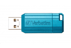 VERBATIM Flash Disk 32GB Store 'n' Go PinStripe, karibská niebieska