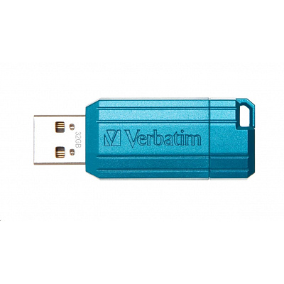 VERBATIM Flash Disk 32GB Store 'n' Go PinStripe, karibská niebieska