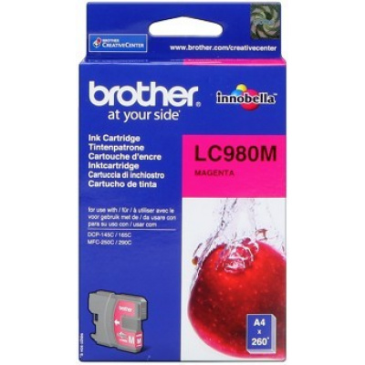 Brother LC-980M purpurowy (magenta) tusz oryginalna