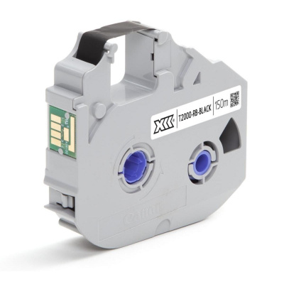 Partex T2000-RB-BLACK, czarny, taśma barwiąca, 12mm x 150m