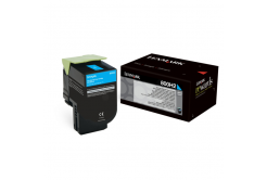 Lexmark 80C0H20 błękitny (cyan) toner oryginalny