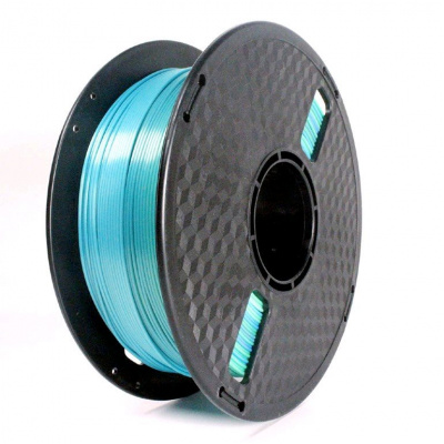 Gembird 3DP-PLA-SK-01-BG, 3D filament, PLA Silk, 1,75mm, 1000g, Niebieski/Zielony (Blue/Green)