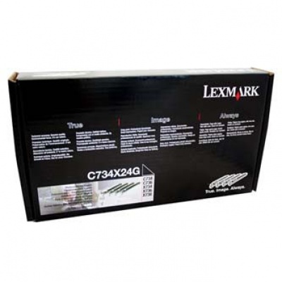 Lexmark C734X24G błekitna/purpurowa/żółta/czarna (cyan/magenta/yellow/black) toner oryginalny
