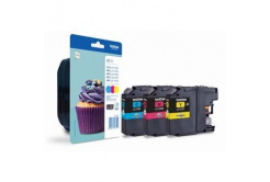 Brother LC-123RBWBP błękitny / purpurowy / żółty (cyan / magenta / yellow) tusz oryginalna