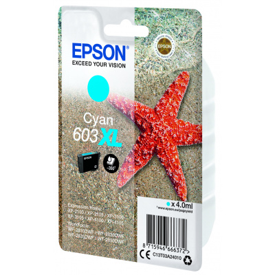 Epson 603XL C13T03A24010 błękitny (cyan) tusz oryginalna