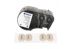 Brady M5-111-145FR-GY / 170851, 30.63 mm, Polyethylene, czarny druk / szary podkład