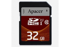 Apacer karta pamięci Secure Digital Card, 32GB, SDHC, AP32GSDHC10U1-R, UHS-I U1 (Class 10)