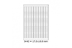 Samoprzylepne etykiety 17,8 x 10 mm, 270 etykiet, A4, 100 arkuszy