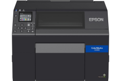 Epson ColorWorks C6500Ae (mk) C31CH77102MK, kolorowa drukarka etykiet, cutter, disp., USB, Ethernet, black