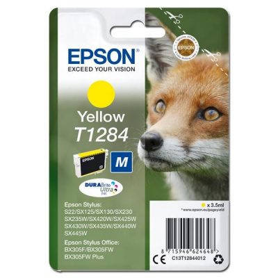 Epson T1284 C13T12844012 żółty (yellow) tusz oryginalna