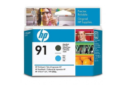 HP C9460A 91 matowo czarny/błekitna (matte black/cyan) głowica drukująca oryginalna