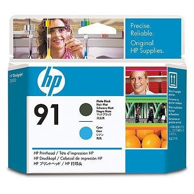 HP C9460A 91 matowo czarny/błekitna (matte black/cyan) głowica drukująca oryginalna