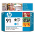 HP C9460A 91 matowo czarny/błekitna (matte black/cyan) głowica drukująca oryginalna