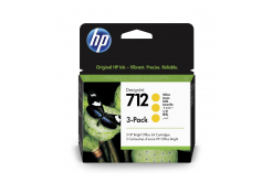 HP 712 3ED79A żółty (yellow) 3szt. tusz oryginalna