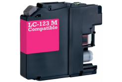Brother LC-123 purpurowy (magenta) tusz zamiennik