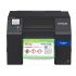 Epson ColorWorszt. C6500Pe C31CH77202, kolorowa drukarka etykiet, peeler, disp., USB, Ethernet, black