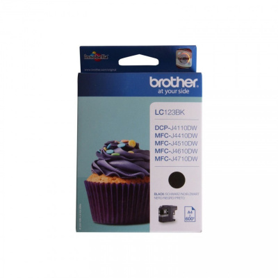 Brother LC-123BK czarny (black) tusz oryginalna