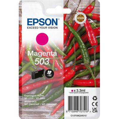 Epson 503 T09Q340 C13T09Q34010 purpurowy (magenta) tusz oryginalna